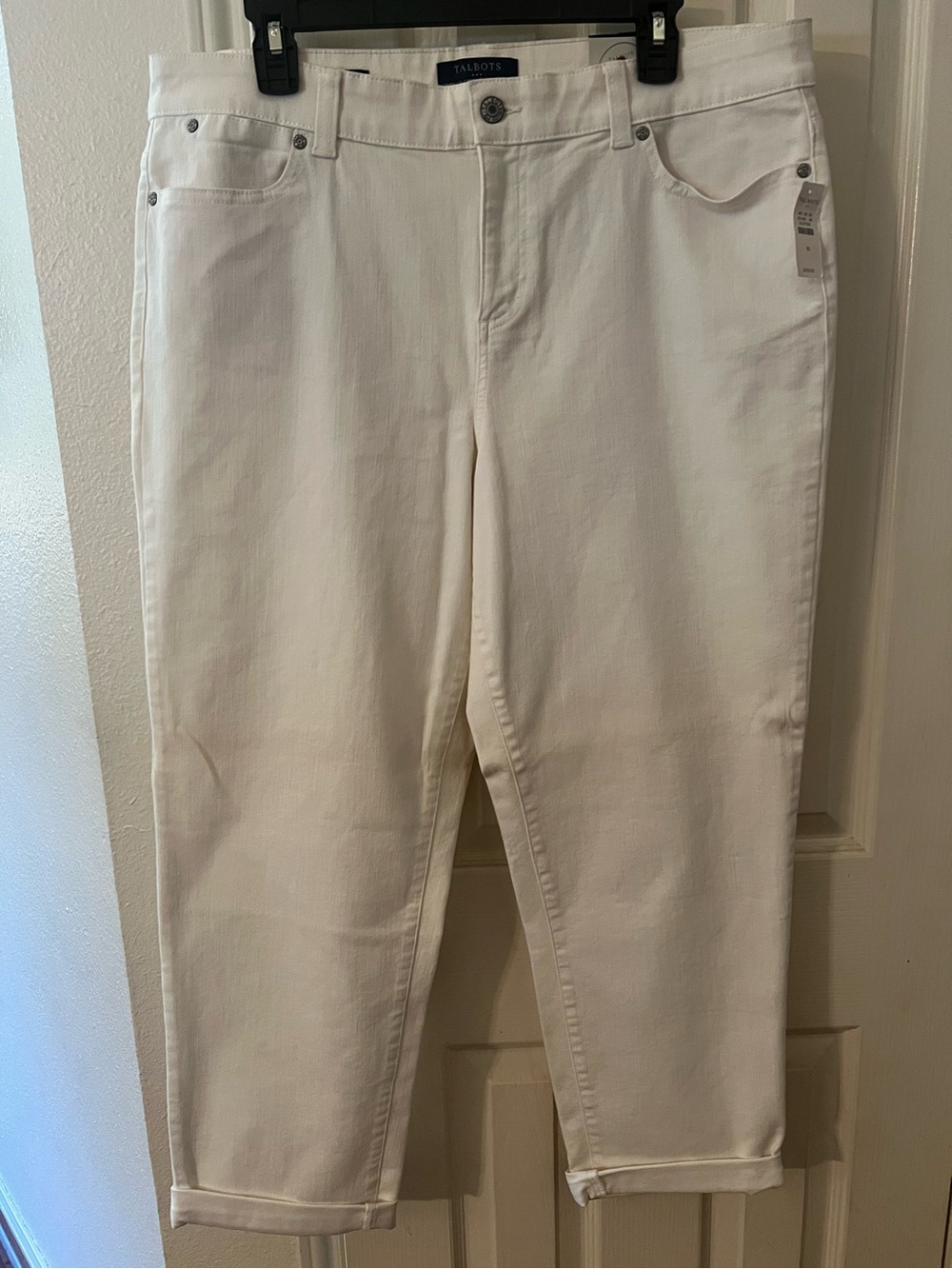 Talbots Cream Colored Women’s Boyfriend Jeans